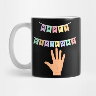 5 five birthday Mug